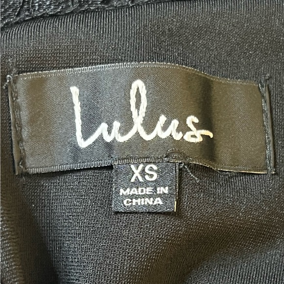 Lulu’s Women’s Black Lace Body-Con Mini Cocktail Dress With Back Cut-Out… - Picture 11 of 16